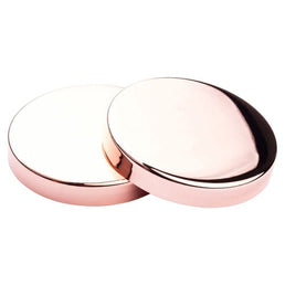 84mm Schweres Maß roségoldener Metall-Deckel mit Silikondichtung – Premium-Glasverschluss