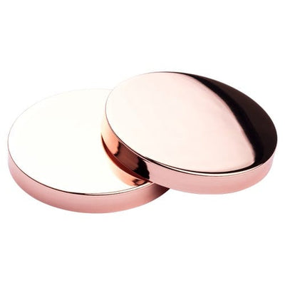 82mm Leichtes Maß roségoldener Deckel mit Silikondichtung – Glasverschluss