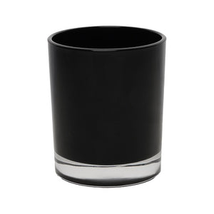 27cl Internally Black Gloss Candle Glass – 270ml Candle Jar