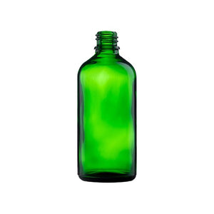 100 ml Grüne Glas-Tropfflasche – UV-schutzfähige Flasche für Öle & Seren