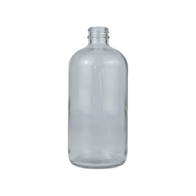 480ml Klare Boston-Rundflasche – Weiße Flintglasflasche