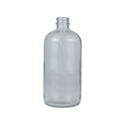 480ml Clear Boston Round Glass Bottle – Flint Glass Bottle