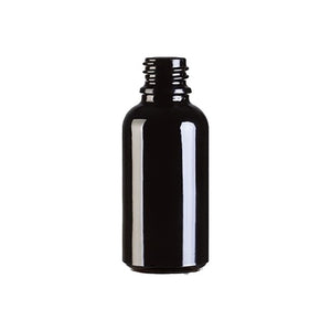 50 ml Schwarze Tropfflasche – UV-schutzfähige Flasche für Öle & Seren