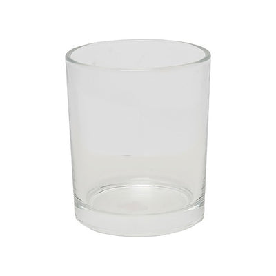 20 cl Flachboden-Glas für Kerzen – 200 ml Weißer Flint-Kerzenbehälter