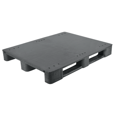 Plastic Pallet With Closed Deck - 1200x1000x145mm, No Raised Edge