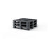 Plastic Pallet - 1200x1000x160mm - Recycled PP, Open Deck, 3 Slats