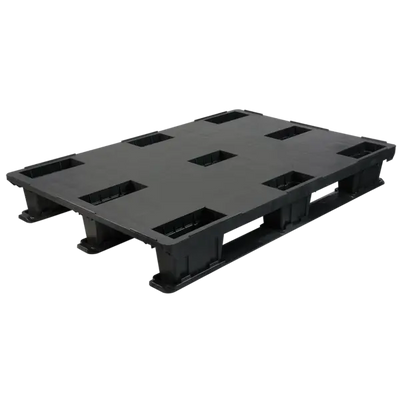 Plastic Pallet - 1200x800x175mm Closed Deck Raised Edge 3 Skids 1200kg Load