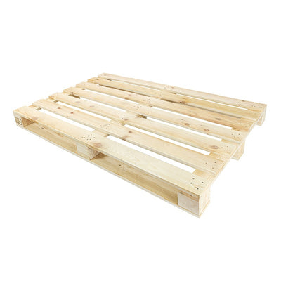 Einweg-Holzpalette – 1200x800x120mm – ISPM 15 behandelt, 7 Oberbretter