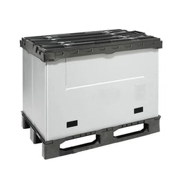 Collapsible Plastic Pallet Box – 1220x820x928mm – 630L – Foldable