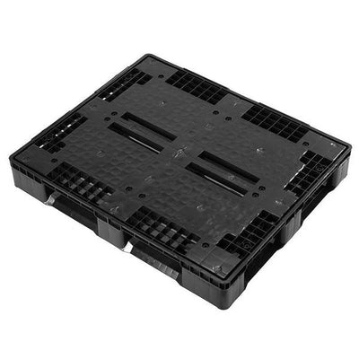 Kunststoffpalette – 1200 x 1000 x 160 mm – geschlossenes Deck, Hochleistungs-HDPE