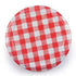 58mm Twist Off Empty Jar Lids – Red Gingham – Pack of 1400