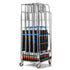2-Sided Nestable Roll Container 804x680x1695mm – Folding Base, 500kg Capacity