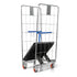 2-Sided Nestable Roll Container 804x680x1695mm – Folding Base, 500kg Capacity