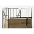 2-Sided Roll Container – 810x720x1620mm, Galvanized with Plastic Base, 500kg Capacity