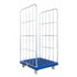 2-Sided Roll Container – 810x720x1620mm, Galvanized with Plastic Base, 500kg Capacity