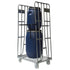2-Sided Roll Container – 870x600x1690mm, Hot-Dip Galvanized with Clamping Fences & Metal Base