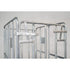 4-Sided Roll Container – 810x680x1680mm, Hot-Dip Galvanized, Clamping Fences, 500kg Capacity