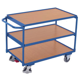 Tischwagen – 1175 x 625 x 850 mm – 3 Regale – Leichtlast – 250 kg Tragkraft