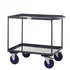 Heavy Duty 2 Shelf Steel Tray Trolley 600kg Capacity