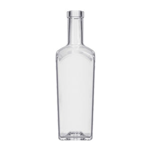 70cl Brunel Spirituosenflasche – 700ml Premium-Glasflasche für feine Spirituosen (White Flint | 620g)