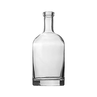50cl Semreh (Hermes) Spirituosenflasche – 500ml Premium-Glasflasche für Whisky, Gin, Rum & Tequila (White Flint | 600g)