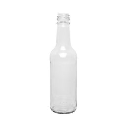 330ml Straight Neck Clear Glass Mineral Water Bottle – Flint Glass