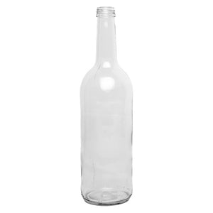 750 ml Gerade Hals Klare Glas-Mineralwasserflasche – Flintglas