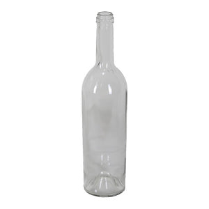 750 ml Bordeaux-Weinflasche klar – Premium-Glas-Weinflasche