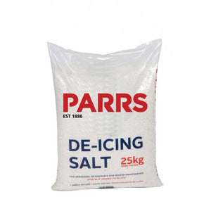 White De-icing Salt for Snow and Ice - 1 x 25kg Bag