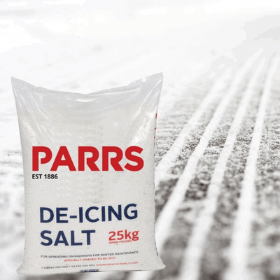 White De-icing Salt for Snow and Ice - Pallet of 49 x 25kg Bags