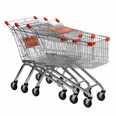 Wire Shopping Trolley with Baby Seat - 100L & 150L