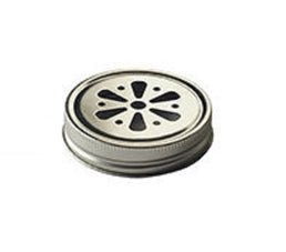 70 mm silberner Mehrloch-Blumenverschluss für Einmachbecher und Einmachgläser