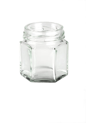 45ml hexagonales Glasgefäß