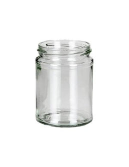 300ml Panelled Glass Food Jar