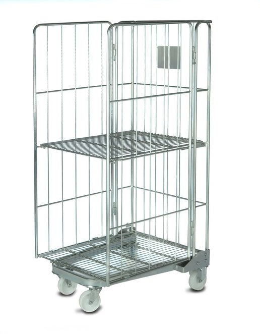 Roll Cage Container mit 3 Seiten
